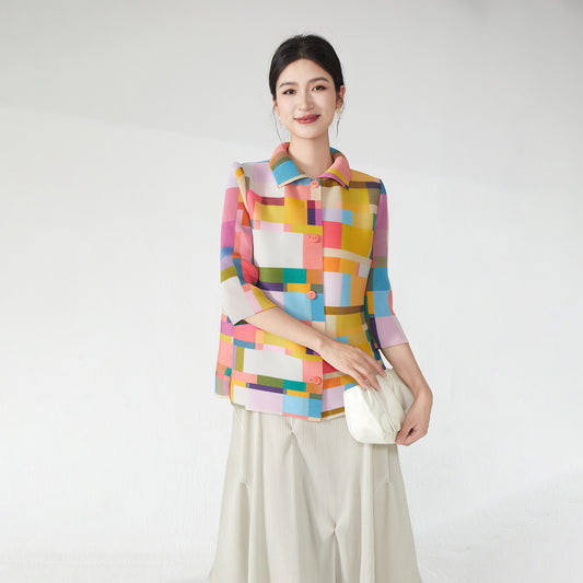2025 Fashion clothes women's 2025 new popular spring top high-end loose cardigan jacket versatile  T-shirt