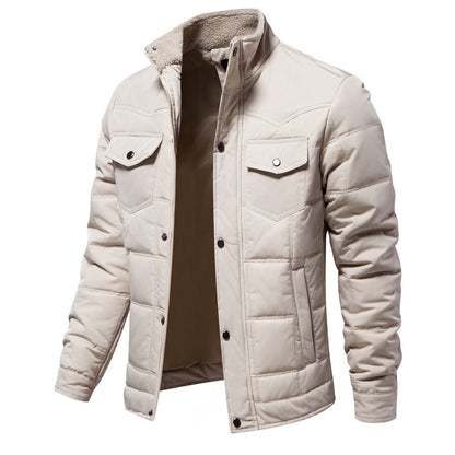 VMTVR 2025 popular autumn and winter new stand-up collar jacket Popular trade men's jacket casual fashion jacket n splicing men's top