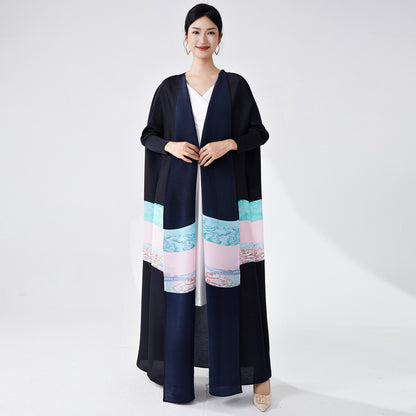 2025 Middle East women's robes are hot, high-end loose large-size cardigan jacket, Muslim decorative robe