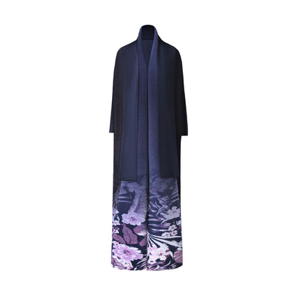 2025 Hot trade Dubai robe women's clothing large size printing loose scarf temperament jacket high-end fashion Mizhai robe autumn