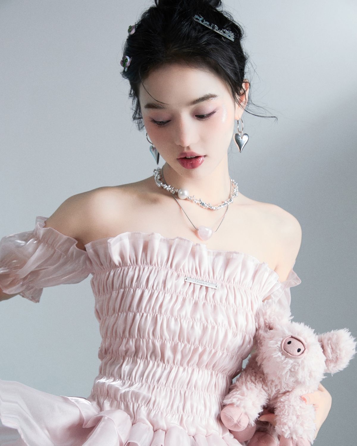 vmtvr Summer Lace Sweet Dress Women Designer Ruffle Flounce Cute Mini Dress Female Korean Fashion Elastic Skinny Sexy Party Dress 2023