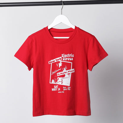 Vintage Guitar Graphic Cotton T Shirt Women Summer Harajuku Casual Round Neck Short Sleeve T-Shirts Retro Streetwear Y2k Tops