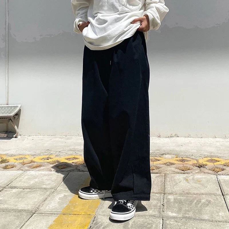 vmtvr High Waist Women Cargo Pants Summer Oversize 4Xl Casual Solid Wide Leg Pants Y2K Female All Match Bf Loose Trousers