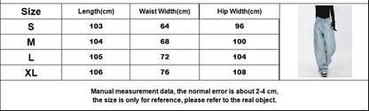 vmtvr Heavy Sequins Jeans for Women 2024 Summer New Fashion Retro High Waist Loose Casual Straight Denim Pants Wide Leg Pants