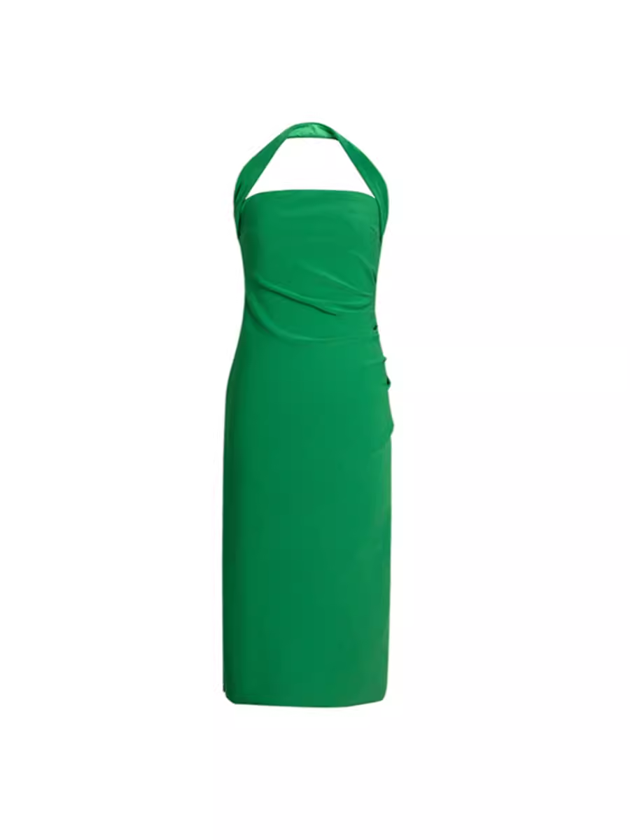 - women's backless halter neck dress GEU1528