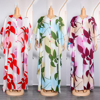 vmtvr African Dashiki Print Long Dresses For Women Plus Size Boubou  Spring New Maxi Robe Turkey Nigerian Party Outfits Abayas