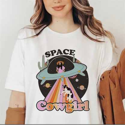 Halloween Fall Fashion Women's T-Shirts Harajuku Cartoon Print Casual T-Shirt Tops Women's T-Shirts Ulzzang Streetwear T-Shirts