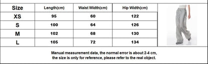vmtvr Sweet Bow Wide Leg Pants Women 2024 Summer Casual Loose Pants Fashion Streetweear Elastic Waist Sweatpants