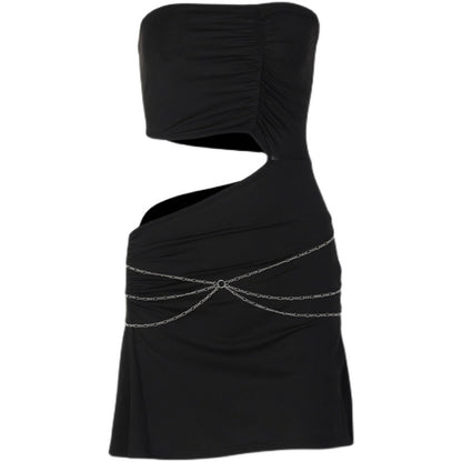 Strapless Cut-Out Mini Dress