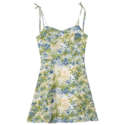 vmtvr- French retro floral dress  GEU478