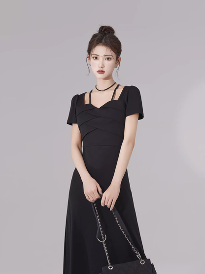 - women's black dress GEU1552