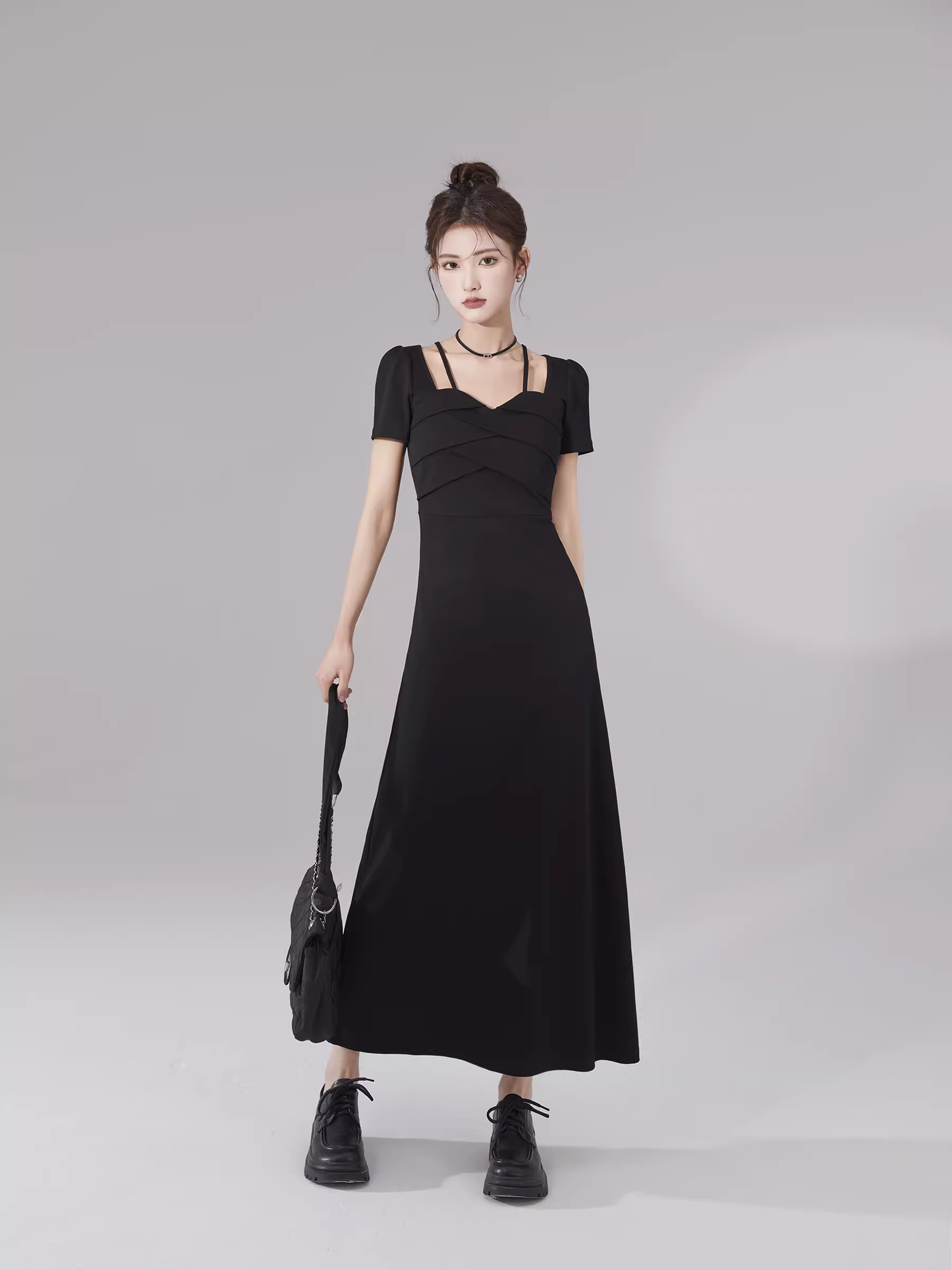 - women's black dress GEU1552