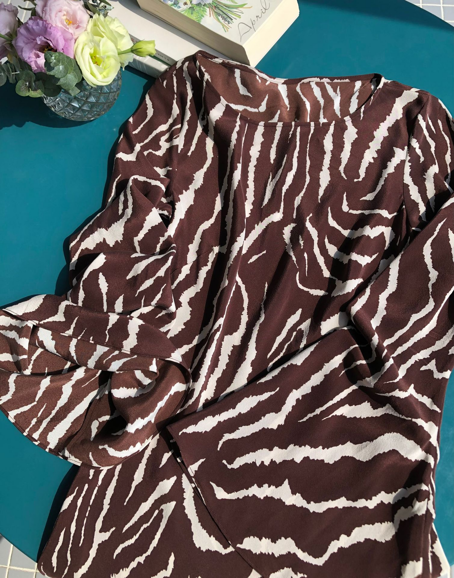 vmtvr -  Autumn Elegant Zebra Print Maxi Dress For Women Sexy See Through Long Sleeve Bodycon Club Party Dress Spring Casual Dress